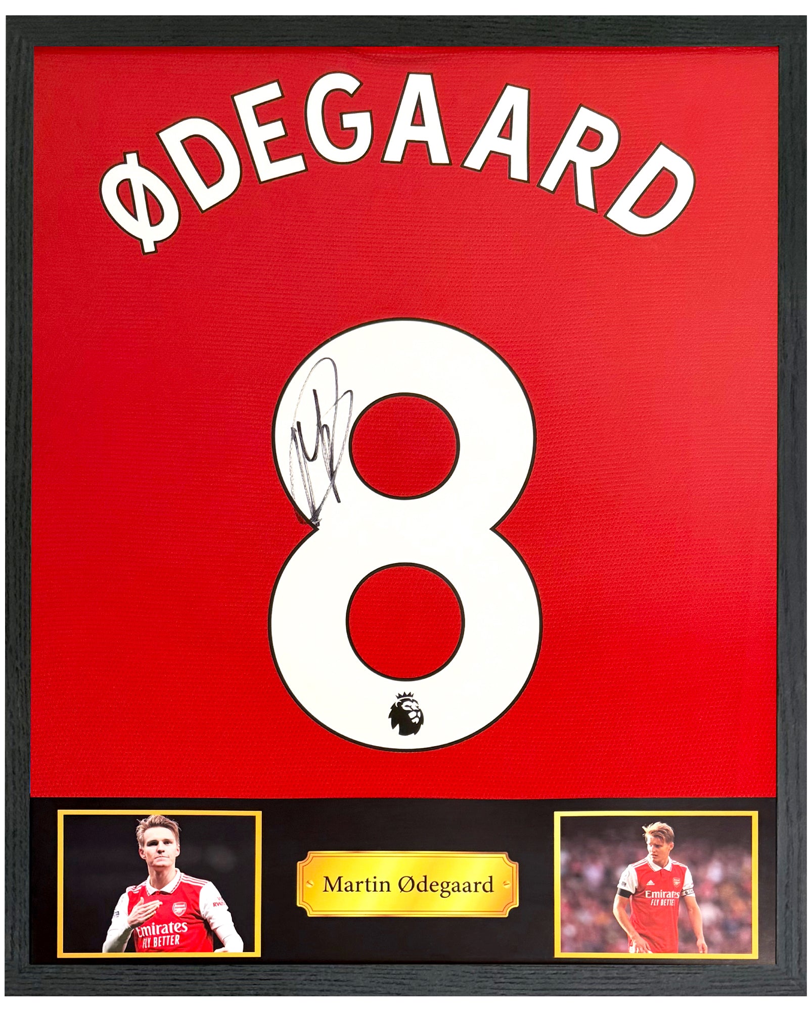 Martin Ødegaard - Gesigneerd Arsenal thuisshirt 21/22 – SignedKits
