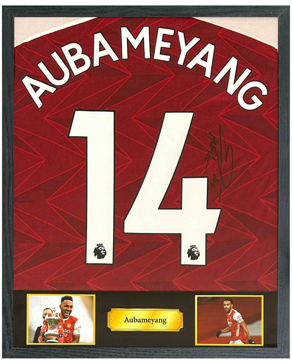 Pierre-Emerick Aubameyang - Gesigneerd Arsenal thuisshirt