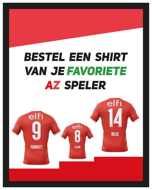 AUF BESTELLUNG: AZ Alkmaar - Signiertes 24/25 Trikot nach Wahl