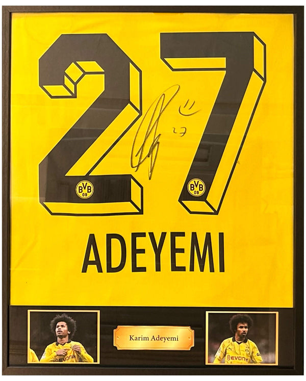 Karim Adeyemi - Unterzeichnetes Champions-League-Trikot von Borussia Dortmund