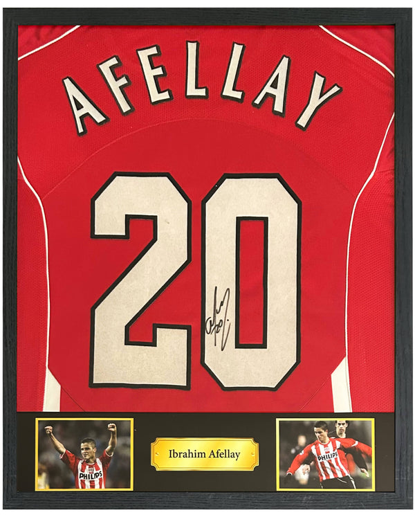 Ibrahim Afellay - Gesigneerd PSV thuisshirt