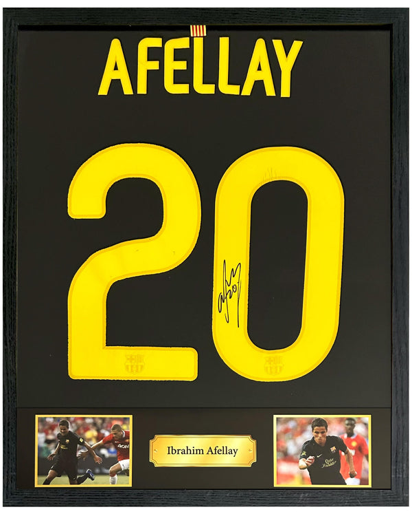 Ibrahim Afellay - Gesigneerd FC Barcelona uitshirt