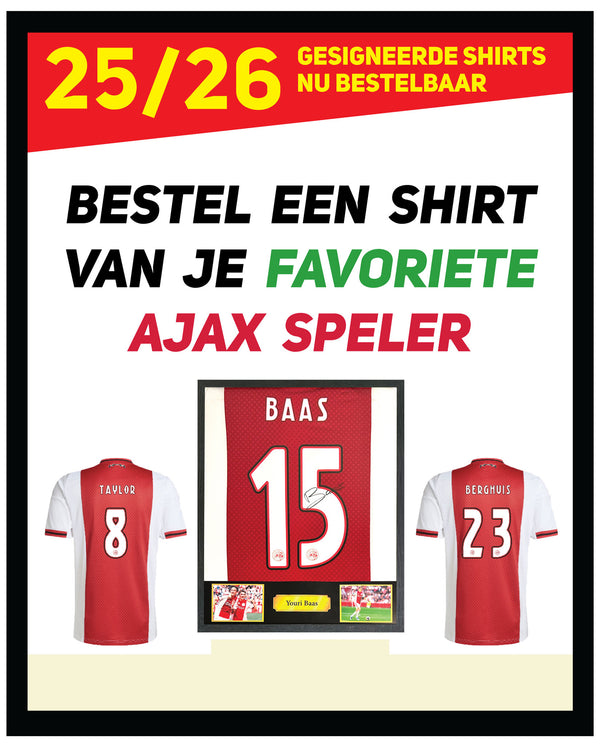 OP BESTELLING: Ajax - Gesigneerd 25/26 shirt naar keuze