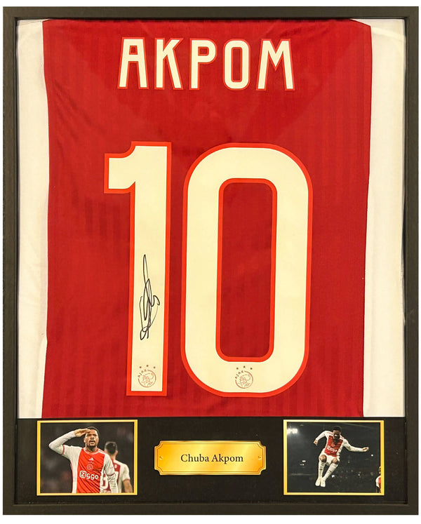 Chuba Akpom - Gesigneerd Ajax thuisshirt