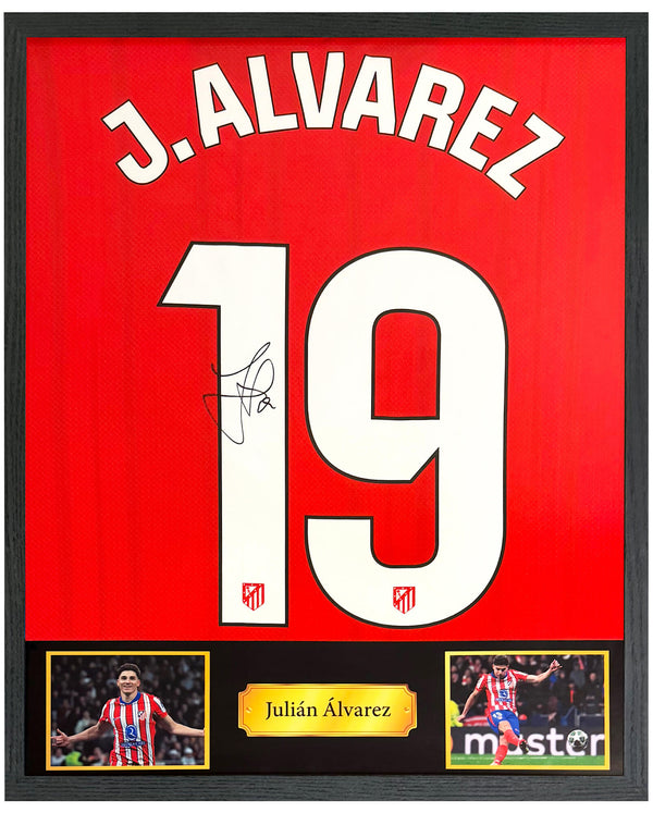 Julián Álvarez - Gesigneerd Atlético Madrid thuisshirt 24/25