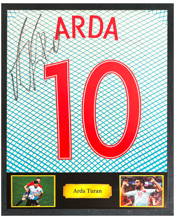 Arda Turan - Gesigneerd Turkije uitshirt (EK 2016)