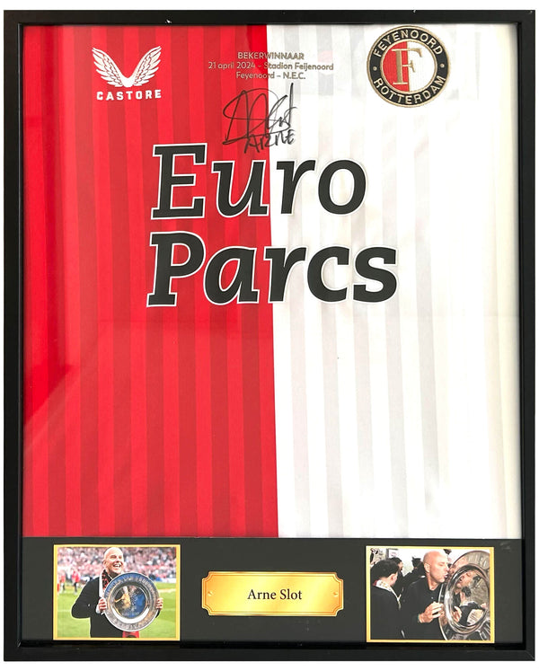 Arne Slot - Signed Feyenoord cup winner shirt