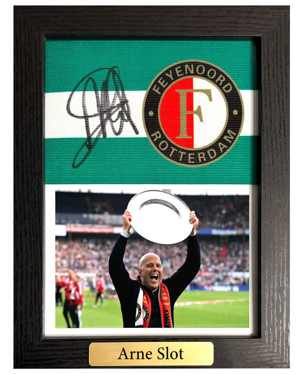 Arne Slot - Gesigneerde Feyenoord aanvoerdersband