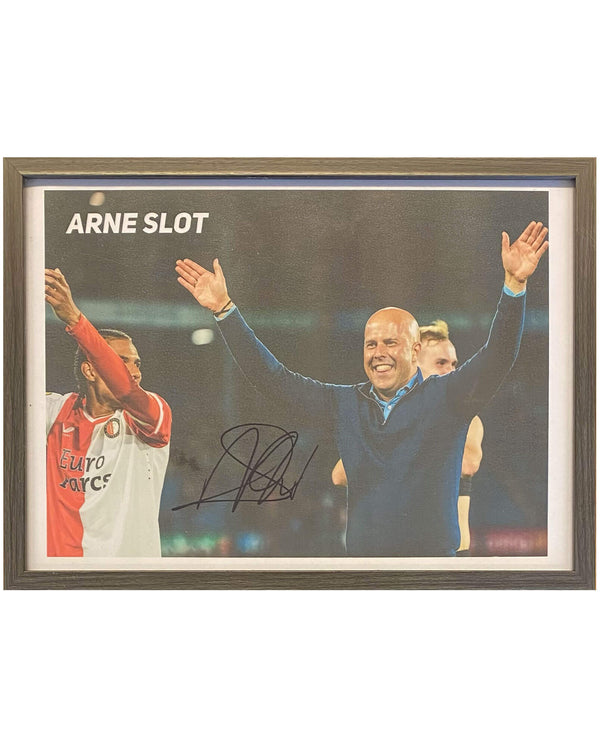 Arne Slot - Signed photo - 30x21