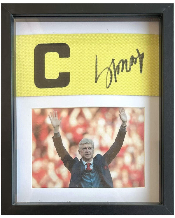 Arsène Wenger - Signed captain's armband