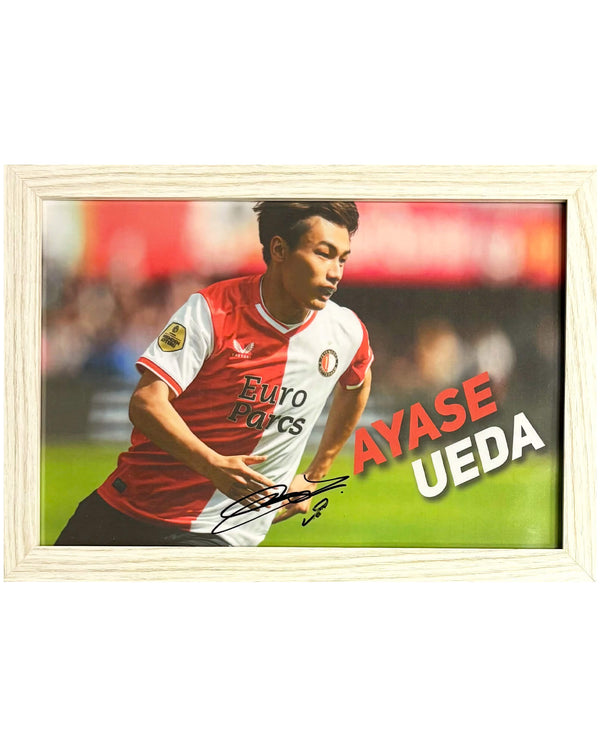 Ayase Ueda - Gesigneerde Feyenoord foto - 30x21