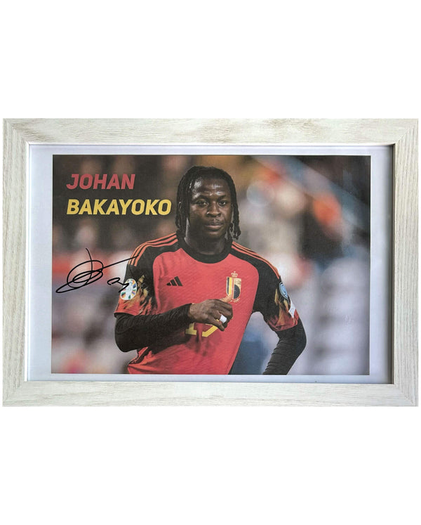 Johan Bakayoko - Signed photo - 30x21