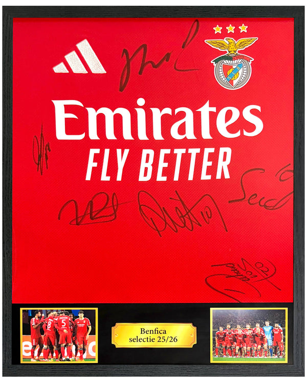 Selectie - Gesigneerd Benfica thuisshirt 25/26