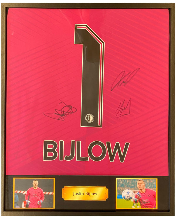 Bijlow, Hancko & Trauner - Signed Feyenoord goalkeeper shirt