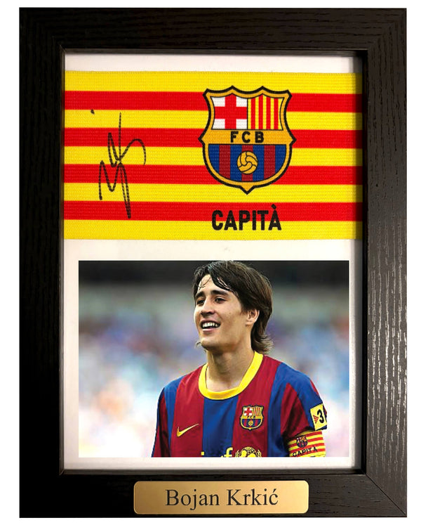 Bojan Krkić - Gesigneerde FC Barcelona aanvoerdersband
