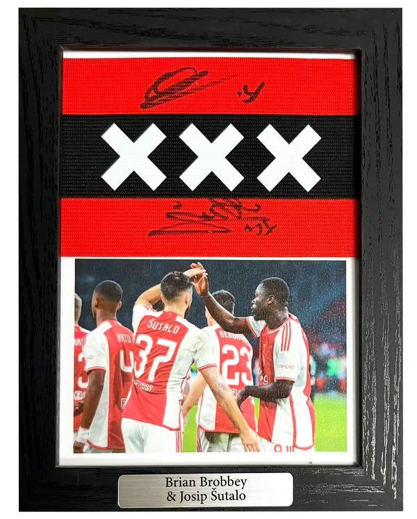 Brian Brobbey & Josip Šutalo - Gesigneerde Ajax aanvoerdersband