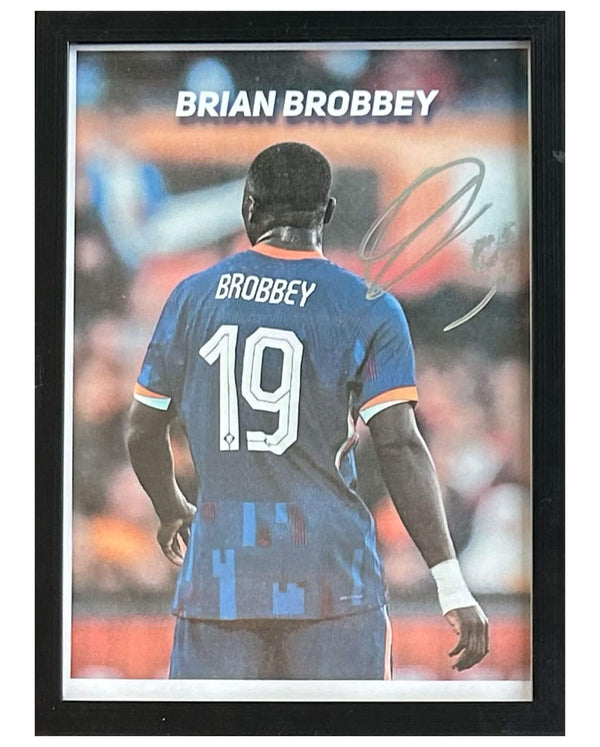 Brian Brobbey - Signed photo - 21x30