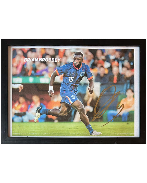 Brian Brobbey - Signiertes Foto - 30x21