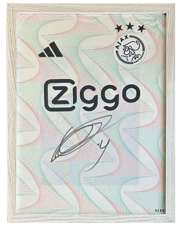 Brian Brobbey - Gesigneerd Ajax uitshirt kids 23/24