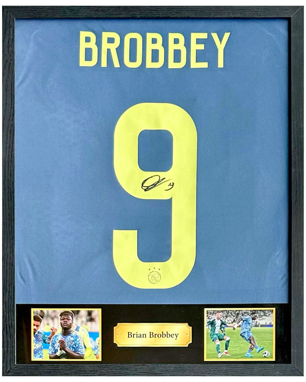 Brian Brobbey - Signed Ajax away shirt 24/25