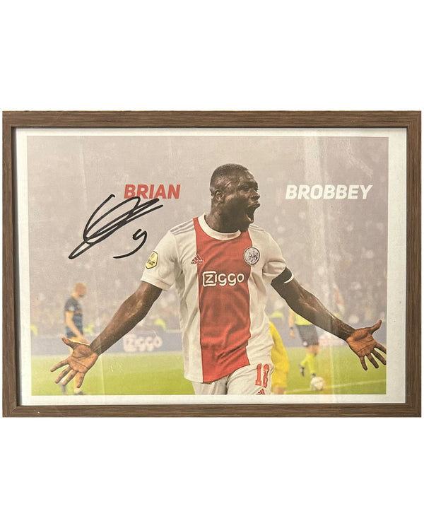 Brian Brobbey - Gesigneerde foto - 30x21