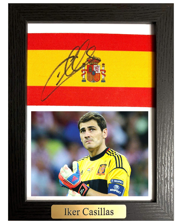 Iker Casillas - Gesigneerde Spanje aanvoerdersband