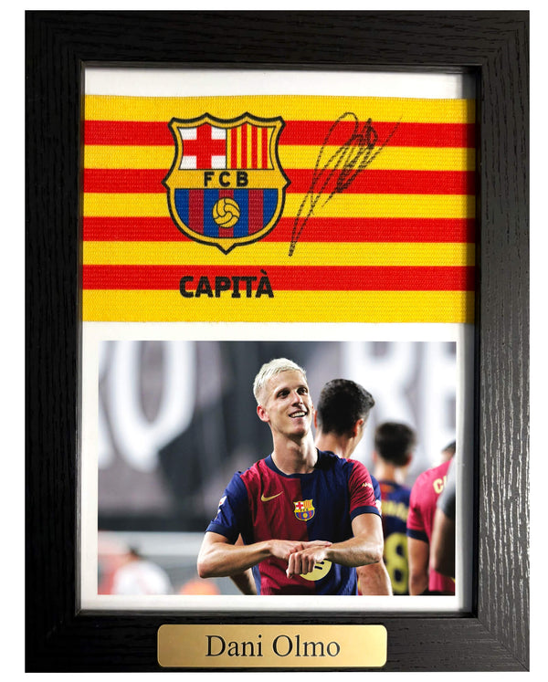 Dani Olmo - Gesigneerde FC Barcelona aanvoerdersband