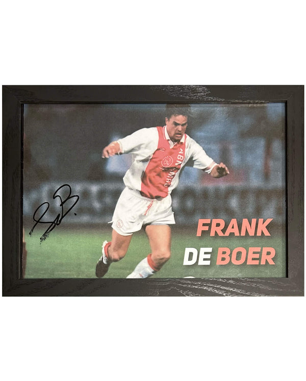 Frank de Boer - Gesigneerde Ajax foto - 30x21