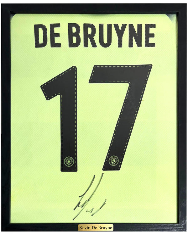 Kevin De Bruyne - Gesigneerd Manchester City derde shirt 22/23 (Treble seizoen)