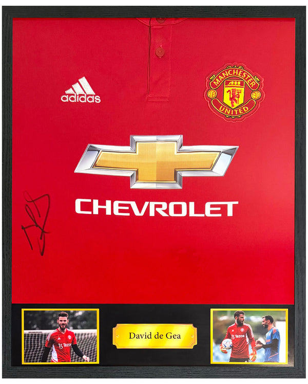 David de Gea - Gesigneerd Manchester United thuisshirt 17/18