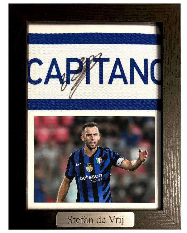 Stefan de Vrij - Gesigneerde Serie A aanvoerdersband
