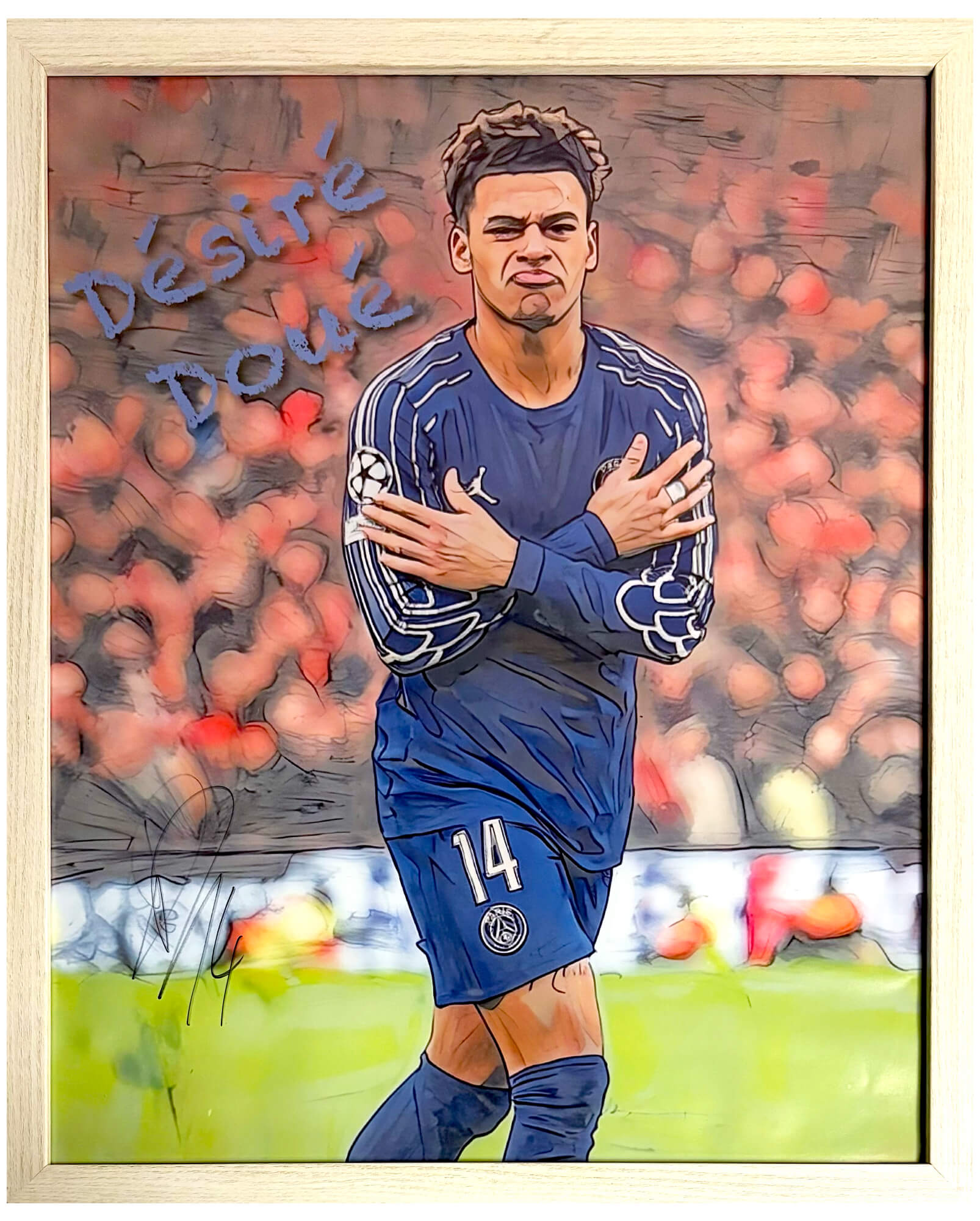 Doue Draw Désiré Doué - Gesigneerde digitale tekening - 40x50 – SignedKits