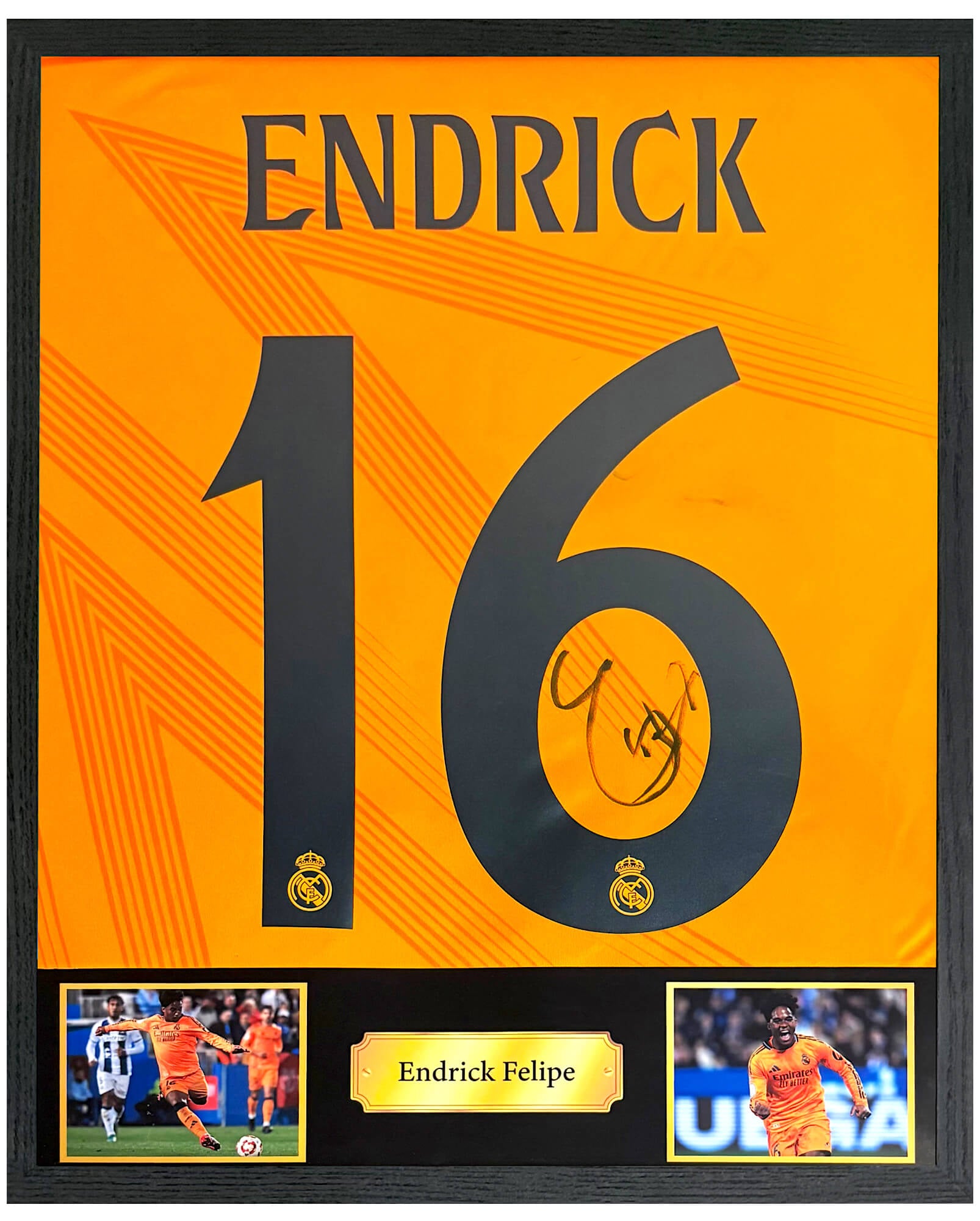 Endrick Felipe - Gesigneerd Real Madrid uitshirt 24/25 – SignedKits