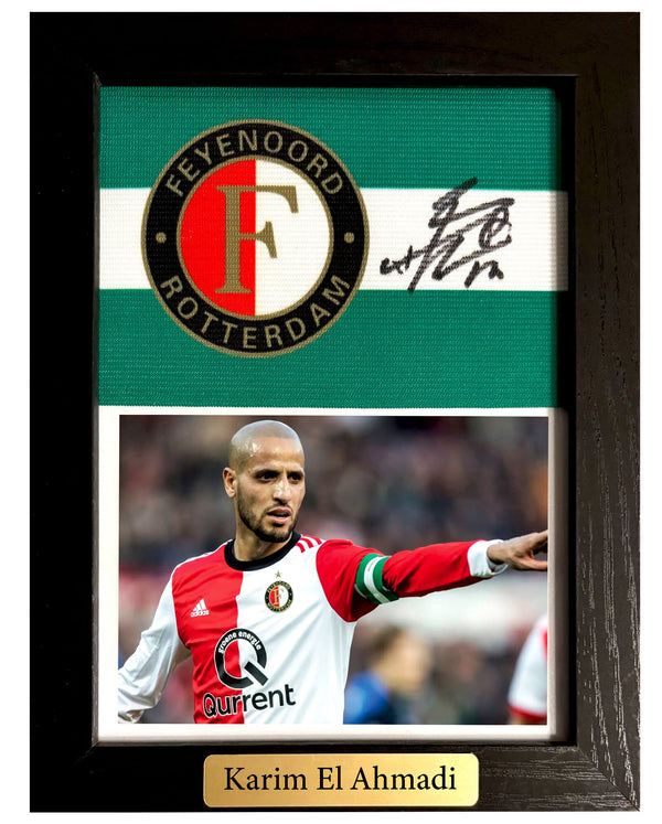 Karim El Ahmadi - Gesigneerde Feyenoord aanvoerdersband