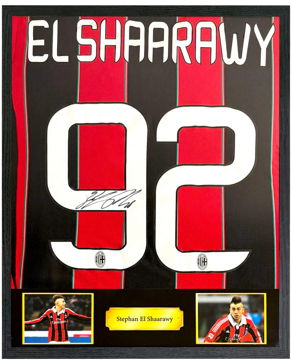Stephan El Shaarawy - Gesigneerd AC Milan thuisshirt 13/14