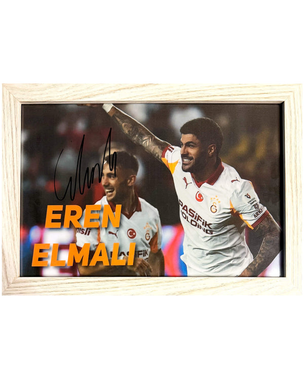 Eren Elmalı - Gesigneerde Galatasaray foto - 30x21