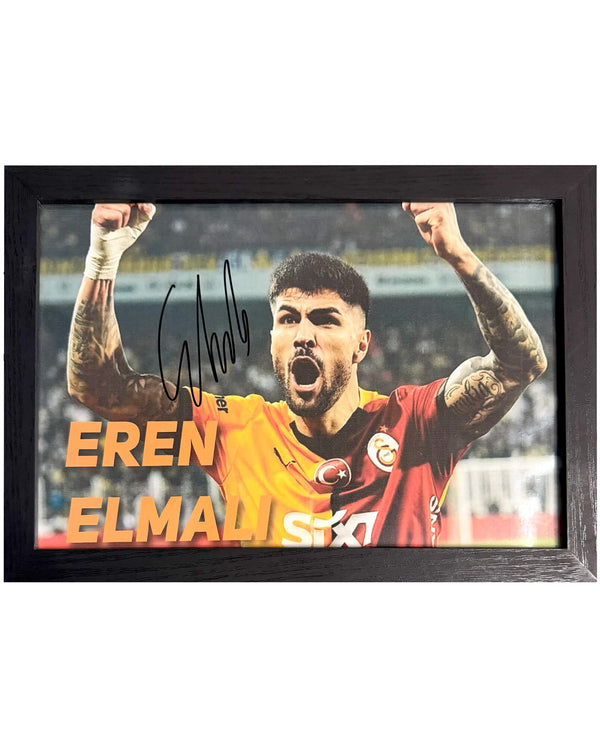 Eren Elmalı - Gesigneerde Galatasaray foto - 30x21