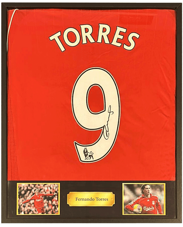 Fernando Torres - Gesigneerd Liverpool thuisshirt 06/08