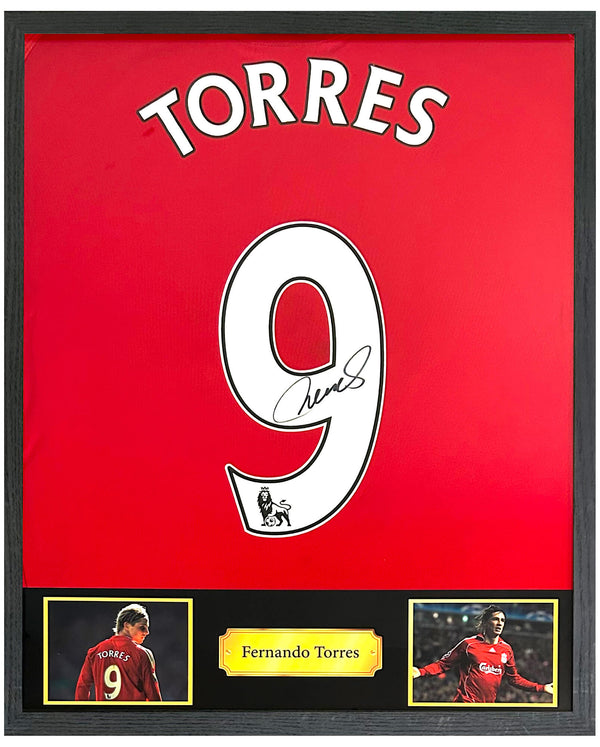 Fernando Torres - Gesigneerd Liverpool thuisshirt 08/09