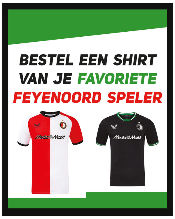 OP BESTELLING: Feyenoord - Gesigneerd 24/25 shirt naar keuze