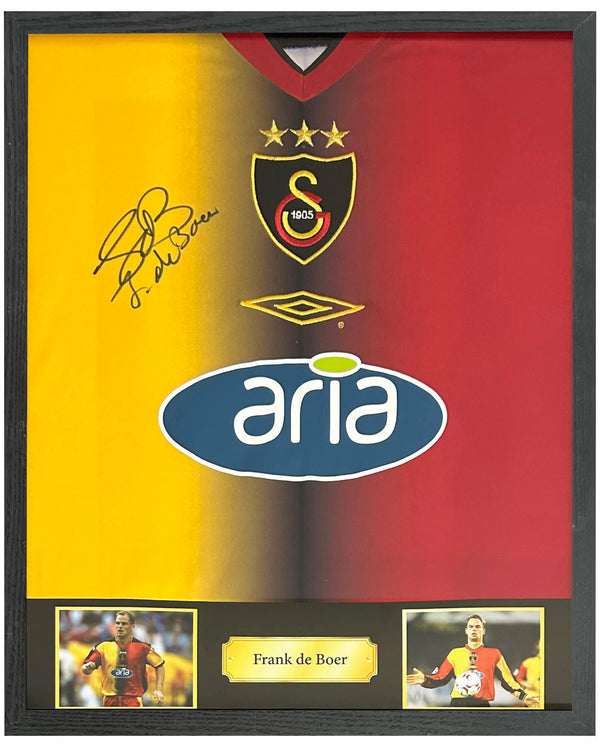 Frank de Boer - Gesigneerd Galatasaray thuisshirt 03/04