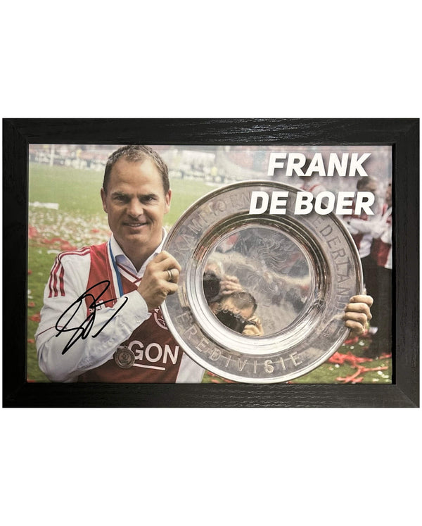 Frank de Boer - Gesigneerde Ajax foto - 30x21