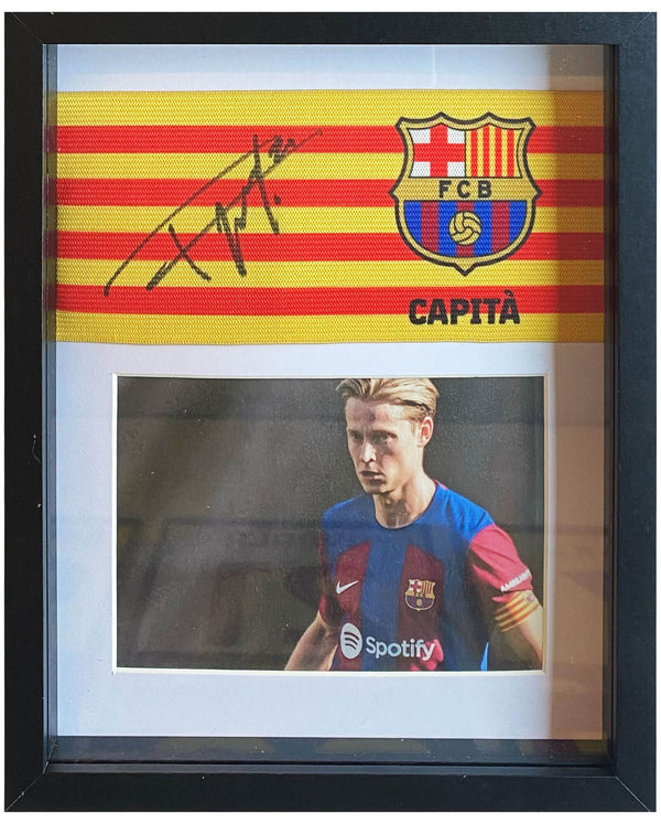 Frenkie de Jong - Gesigneerde FC Barcelona aanvoerdersband