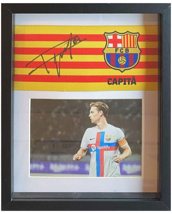 Frenkie de Jong - Gesigneerde FC Barcelona aanvoerdersband