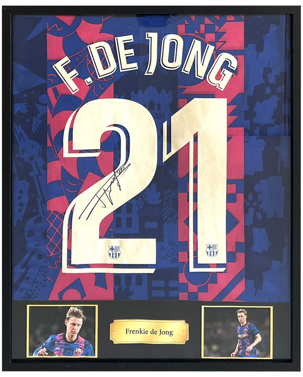 Frenkie de Jong - Gesigneerd FC Barcelona shirt