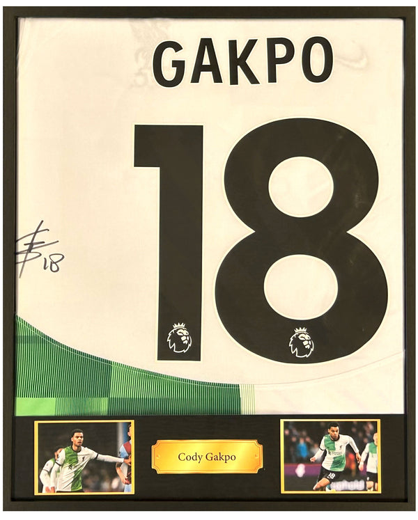 Cody Gakpo - Gesigneerd Liverpool uitshirt