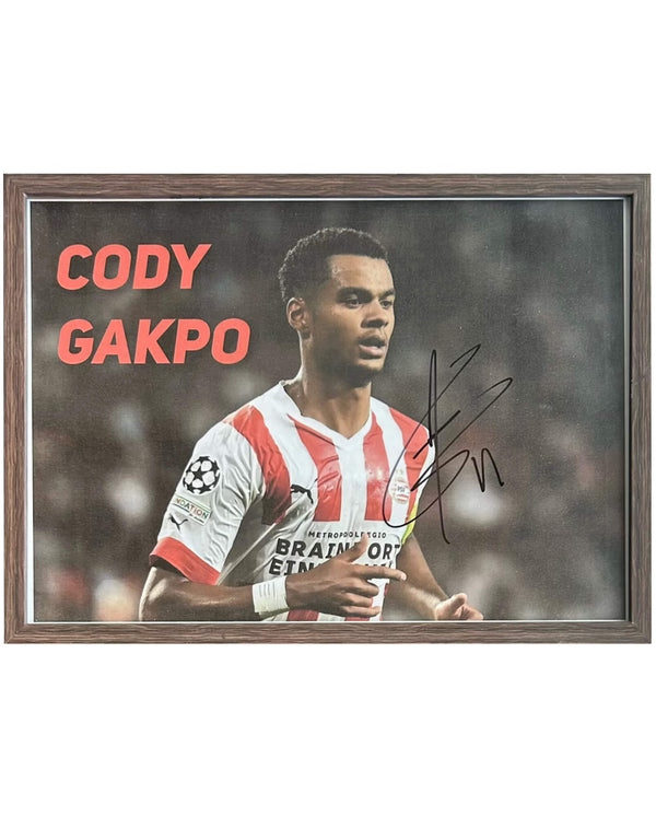 Cody Gakpo - Gesigneerde PSV foto - 30x21