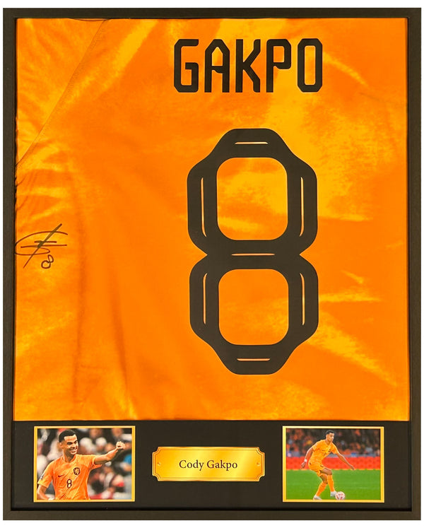 Cody Gakpo - Signiertes Niederlande-Trikot