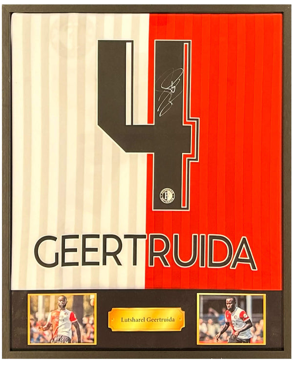 Lutsharel Geertruida - Signed Feyenoord home shirt