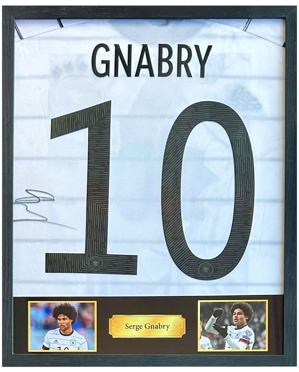 Serge Gnabry - Signed Germany home shirt 20/21